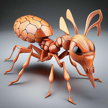 3D модель Pseudomyrmex coruscus (STL)